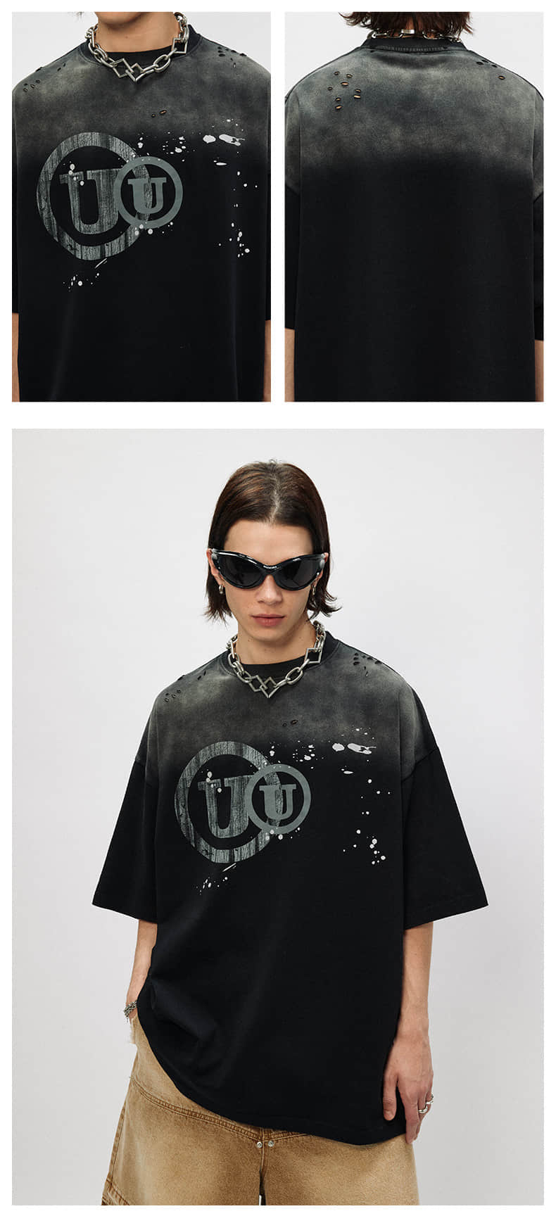 custom logo printing distressed acid wash t shirt cotton street style custom logo printing distressed acid wash t shirt cotton street style