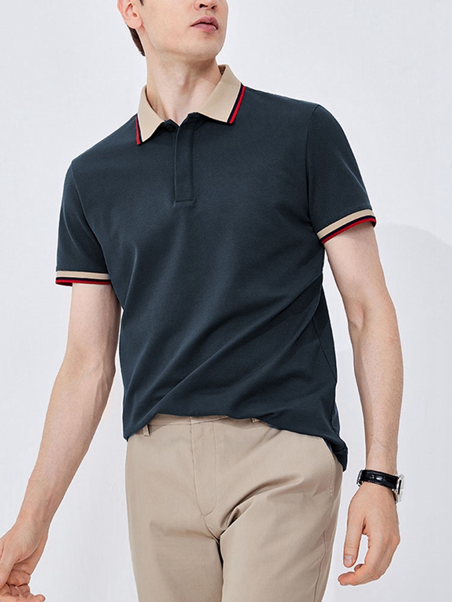 Custom short sleeve polo t-shirt  embroidery logo plain for men blank t shirt polo shirt