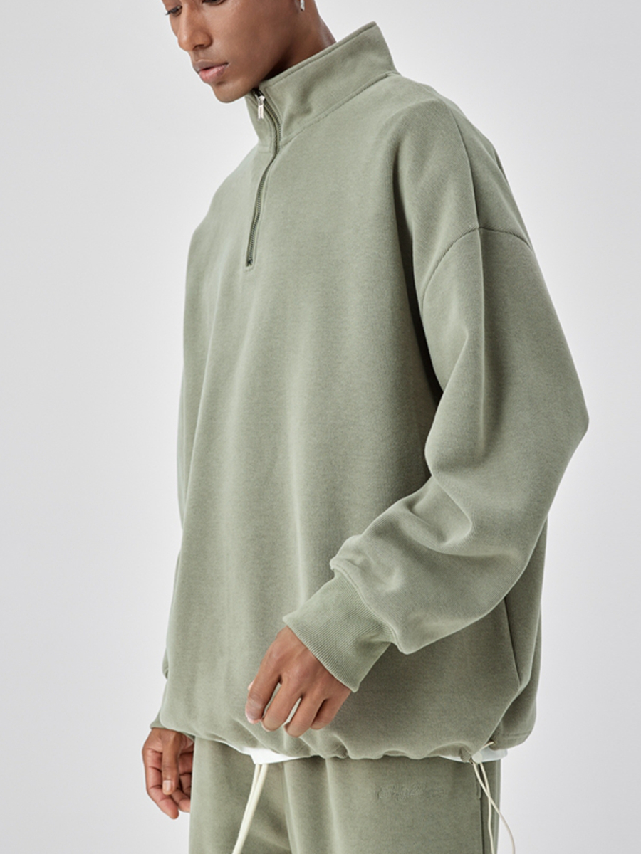 Custom logo blank tracksuit cotton 380gsm heavyweight embroidery sweatshirt oversized Custom logo blank tracksuit cotton 380gsm heavyweight embroidery sweatshirt oversized