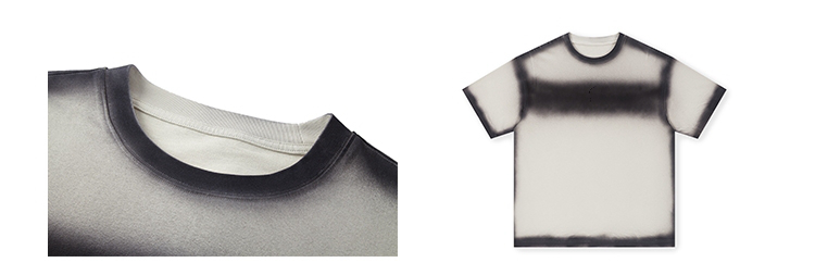 Custom spray print t shirt unisex oversized Short Sleeve tee cotton Custom spray print t shirt unisex oversized Short Sleeve tee cotton