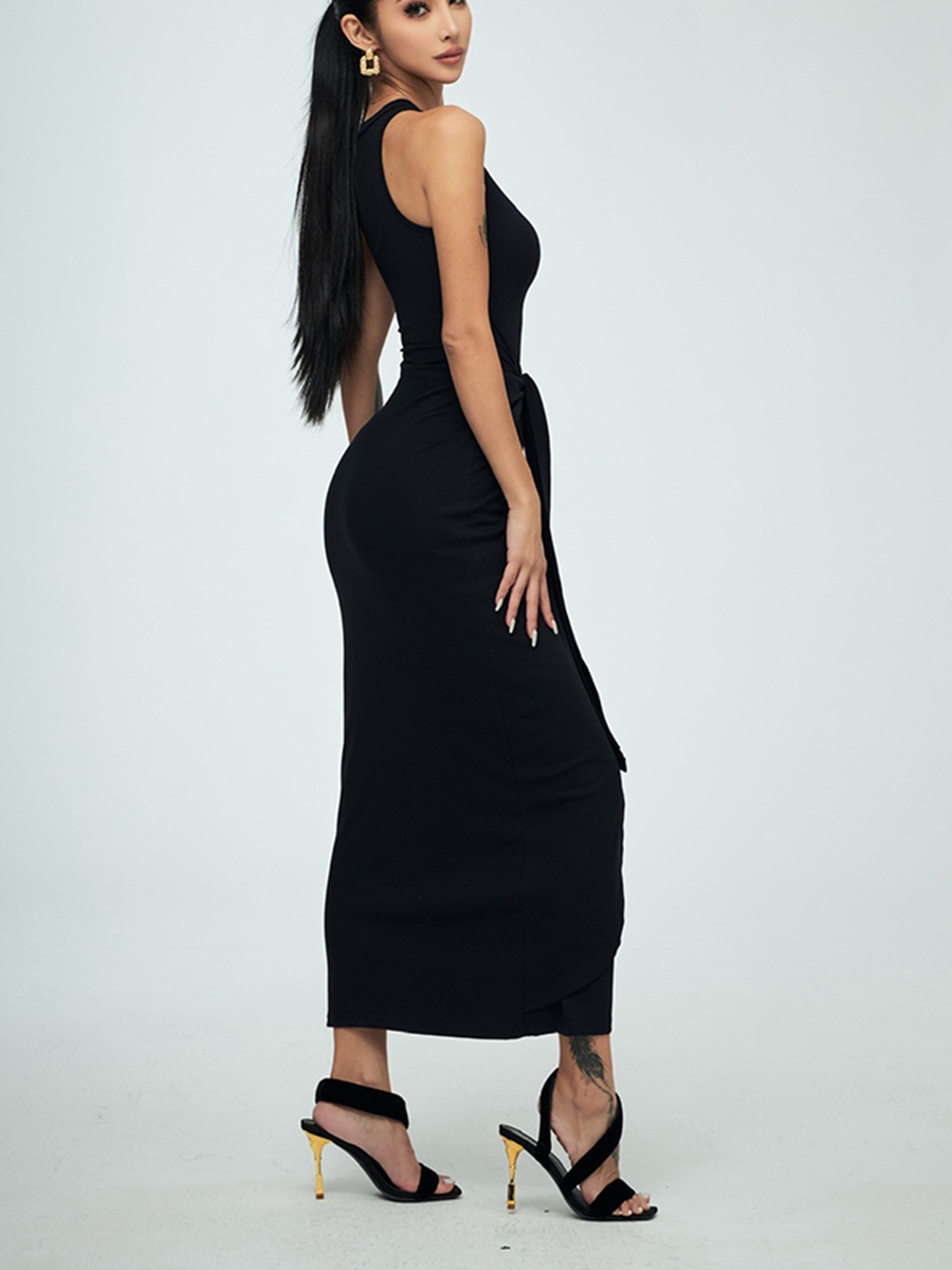 Custom Elegant Bodycon Dress - Slim Fit, Knee-Length, High-Quality Fabric