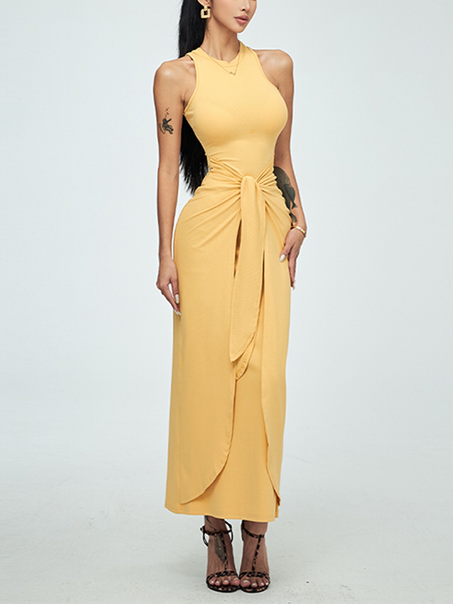 Custom Elegant Bodycon Dress - Slim Fit, Knee-Length, High-Quality Fabric