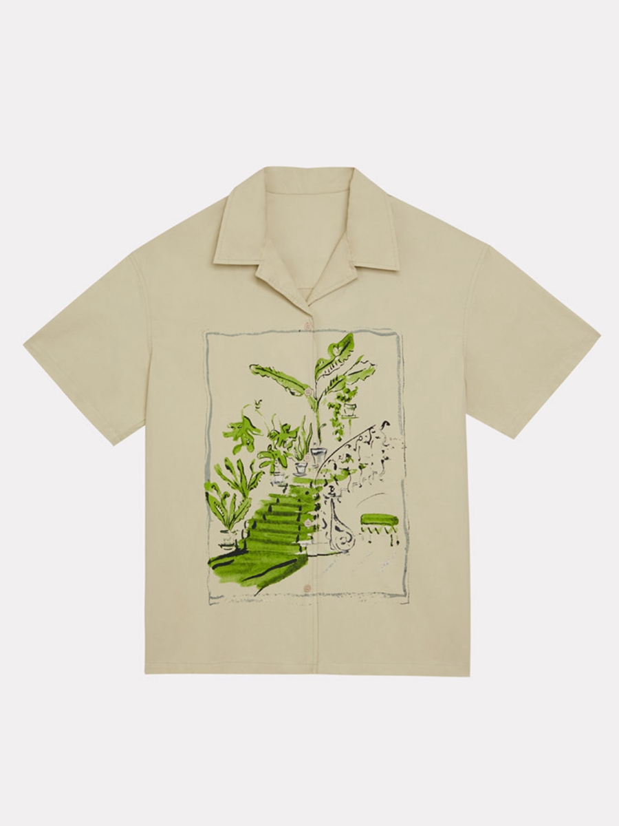 MOQ50 Custom Flower Shirts Printing Fashion Factory