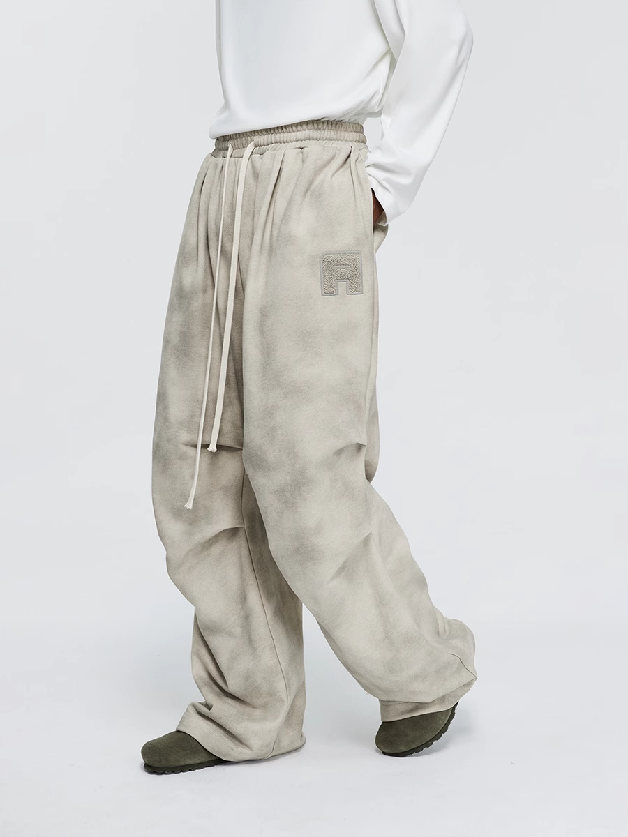 MOQ 50Pcs Custom logo Dirty Fit Pant Sweatpant Trackpant MOQ 50Pcs Custom logo Dirty Fit Pant Sweatpant Trackpant